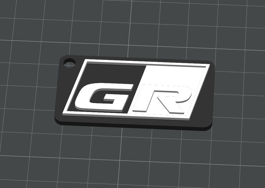 Projekt breloczka dla fanów Toyota GT